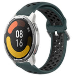 Cinturino sportivo in silicone traspirante perforato da 22 mm, For Xiaomi MI Watch Color 2