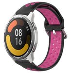 Cinturino sportivo in silicone traspirante perforato da 22 mm, For Xiaomi MI Watch Color 2