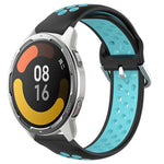 Cinturino sportivo in silicone traspirante perforato da 22 mm, For Xiaomi MI Watch Color 2