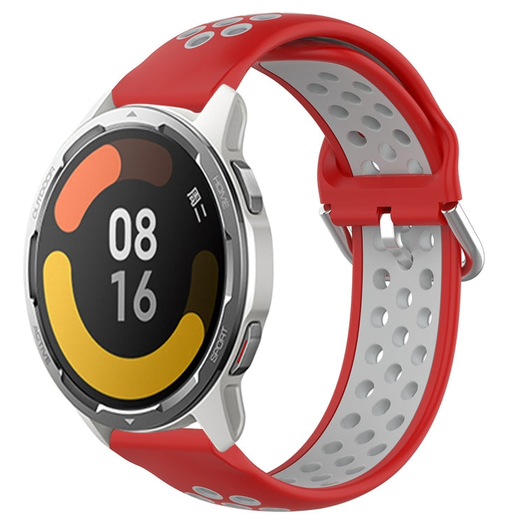 Cinturino sportivo in silicone traspirante perforato da 22 mm, For Xiaomi MI Watch Color 2