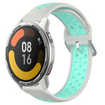 Cinturino sportivo in silicone traspirante perforato da 22 mm, For Xiaomi MI Watch Color 2