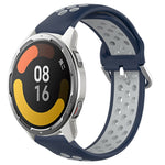 Cinturino sportivo in silicone traspirante perforato da 22 mm, For Xiaomi MI Watch Color 2