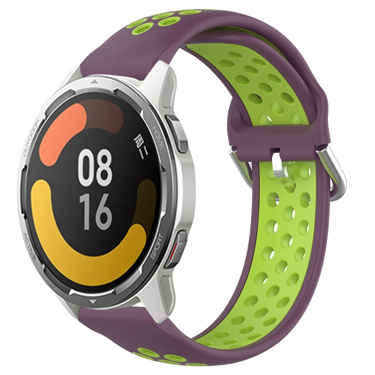 Cinturino sportivo in silicone traspirante perforato da 22 mm, For Xiaomi MI Watch Color 2