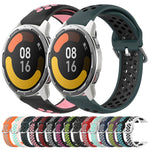 Cinturino sportivo in silicone traspirante perforato da 22 mm, For Xiaomi MI Watch Color 2