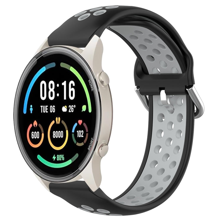 Cinturino sportivo in silicone traspirante perforato da 22 mm, For Xiaomi MI Watch Sport