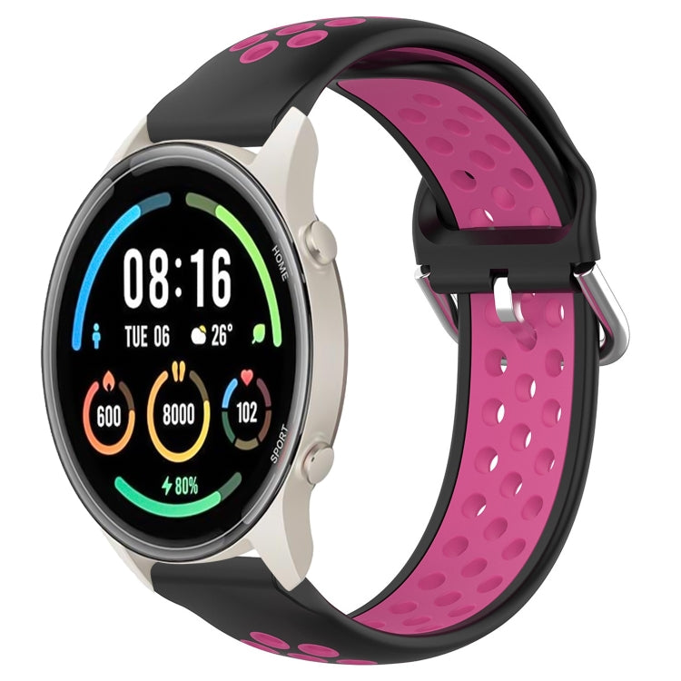 Cinturino sportivo in silicone traspirante perforato da 22 mm, For Xiaomi MI Watch Sport