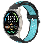 Cinturino sportivo in silicone traspirante perforato da 22 mm, For Xiaomi MI Watch Sport