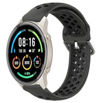Cinturino sportivo in silicone traspirante perforato da 22 mm, For Xiaomi MI Watch Sport