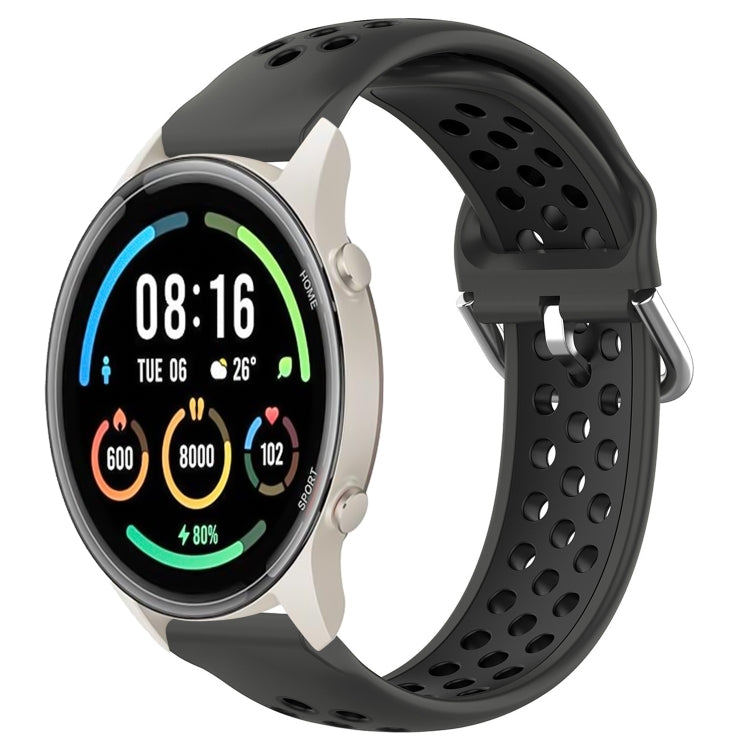 Cinturino sportivo in silicone traspirante perforato da 22 mm, For Xiaomi MI Watch Sport