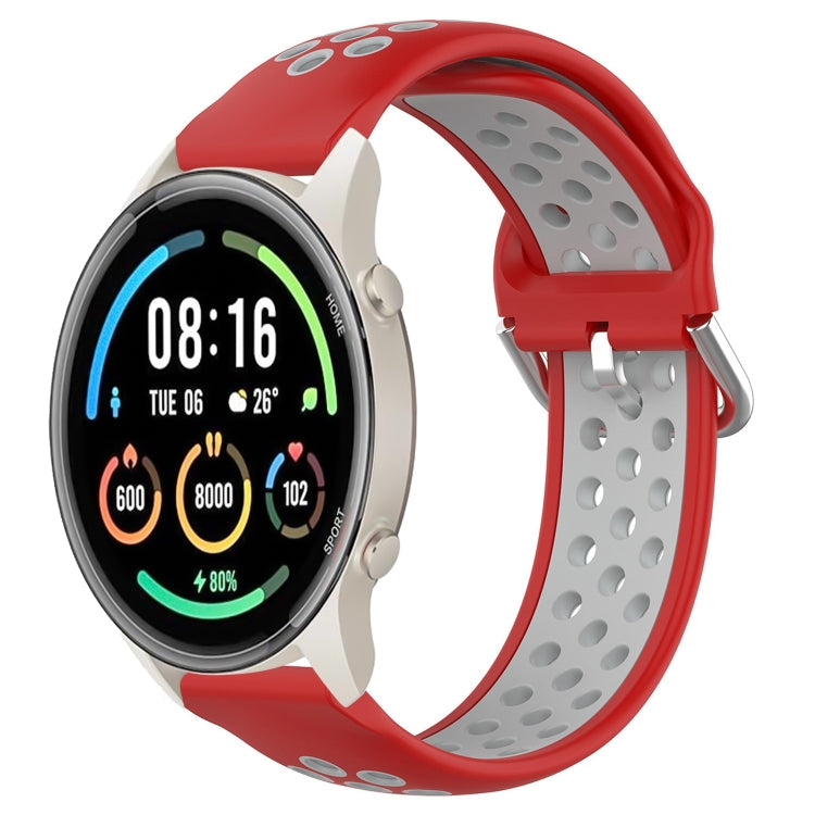 Cinturino sportivo in silicone traspirante perforato da 22 mm, For Xiaomi MI Watch Sport