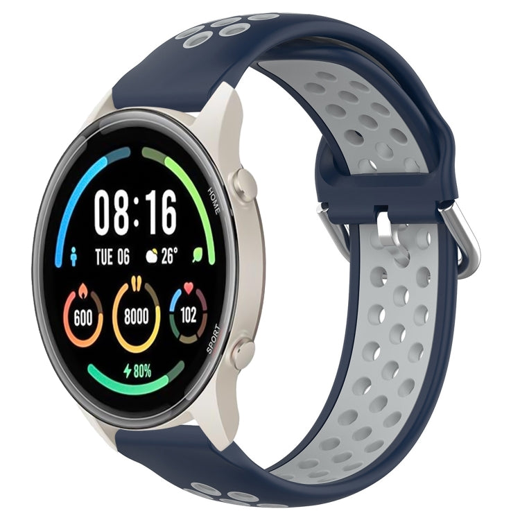 Cinturino sportivo in silicone traspirante perforato da 22 mm, For Xiaomi MI Watch Sport