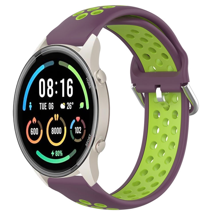 Cinturino sportivo in silicone traspirante perforato da 22 mm, For Xiaomi MI Watch Sport