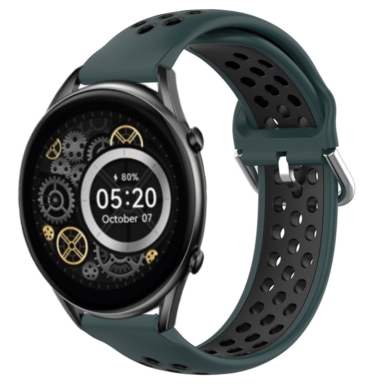 Cinturino sportivo in silicone traspirante perforato da 22 mm, For Xiaomi Haylou RT2 LS10