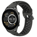 Cinturino sportivo in silicone traspirante perforato da 22 mm, For Xiaomi Haylou RT2 LS10