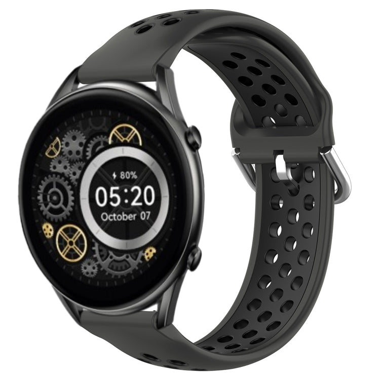 Cinturino sportivo in silicone traspirante perforato da 22 mm, For Xiaomi Haylou RT2 LS10