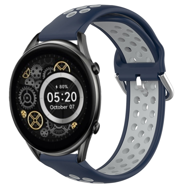 Cinturino sportivo in silicone traspirante perforato da 22 mm, For Xiaomi Haylou RT2 LS10