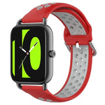 Cinturino sportivo in silicone traspirante perforato da 22 mm, For  Xiaomi Haylou RS4 LS12