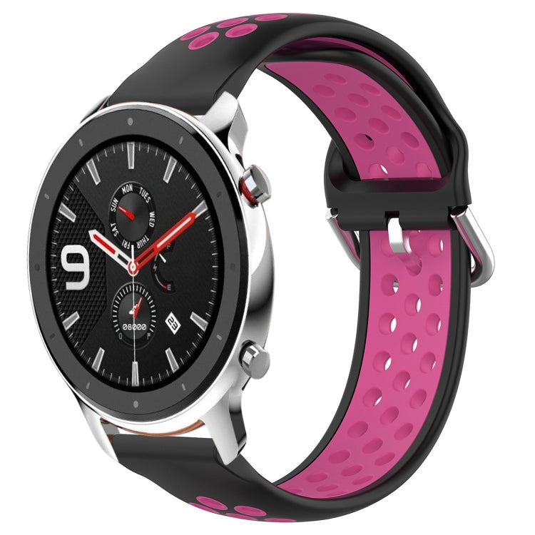 Cinturino sportivo in silicone traspirante perforato da 22 mm, For Amazfit GTR 4