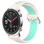 Cinturino sportivo in silicone traspirante perforato da 22 mm, For Amazfit GTR 4 Pro
