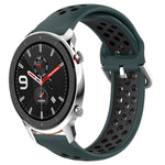 Cinturino sportivo in silicone traspirante perforato da 22 mm, For Amazfit GTR 4 Pro