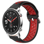 Cinturino sportivo in silicone traspirante perforato da 22 mm, For Amazfit GTR 4 Pro