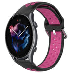 Cinturino sportivo in silicone traspirante perforato da 22 mm, For Amazfit GTR 3