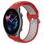 Cinturino sportivo in silicone traspirante perforato da 22 mm, For Amazfit GTR 3