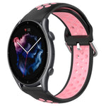 Cinturino sportivo in silicone traspirante perforato da 22 mm, For Amazfit GTR 3 Pro