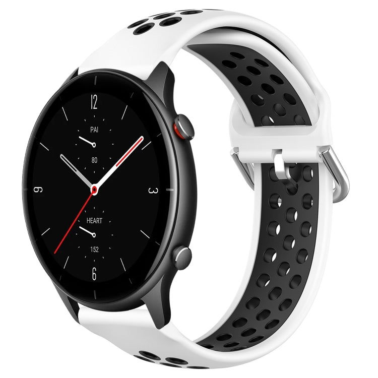 Cinturino sportivo in silicone traspirante perforato da 22 mm, For Amazfit GTR 2e