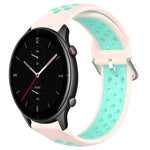 Cinturino sportivo in silicone traspirante perforato da 22 mm, For Amazfit GTR 2e