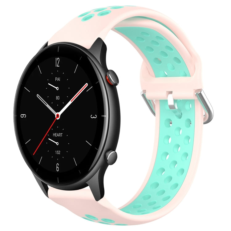 Cinturino sportivo in silicone traspirante perforato da 22 mm, For Amazfit GTR 2e