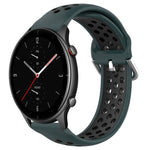 Cinturino sportivo in silicone traspirante perforato da 22 mm, For Amazfit GTR 2e