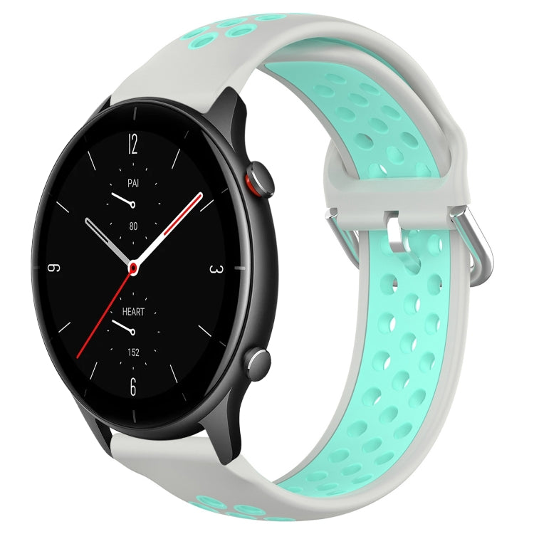 Cinturino sportivo in silicone traspirante perforato da 22 mm, For Amazfit GTR 2e