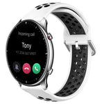 Cinturino sportivo in silicone traspirante perforato da 22 mm, For Amazfit GTR 2