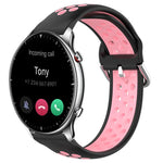 Cinturino sportivo in silicone traspirante perforato da 22 mm, For Amazfit GTR 2