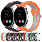 Cinturino sportivo in silicone traspirante perforato da 22 mm, For Amazfit GTR 2
