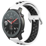 Cinturino sportivo in silicone traspirante perforato da 22 mm, For Amazfit GTR 47mm