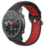 Cinturino sportivo in silicone traspirante perforato da 22 mm, For Amazfit GTR 47mm