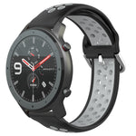Cinturino sportivo in silicone traspirante perforato da 22 mm, For Amazfit GTR 47mm