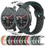 Cinturino sportivo in silicone traspirante perforato da 22 mm, For Amazfit GTR 47mm