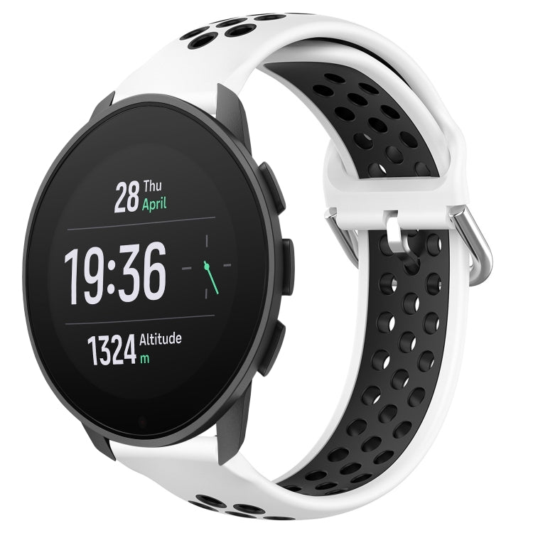 Cinturino sportivo in silicone traspirante perforato da 22 mm, For Suunto 9 Peak Pro
