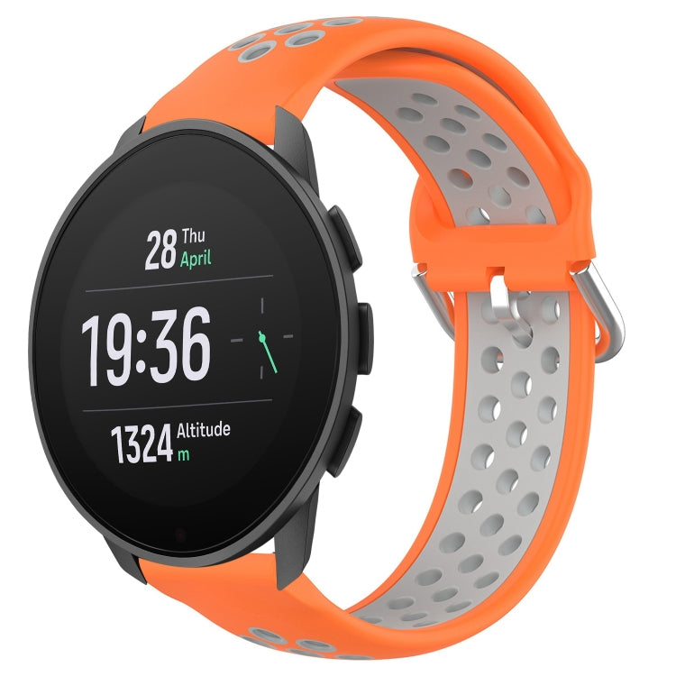 Cinturino sportivo in silicone traspirante perforato da 22 mm, For Suunto 9 Peak Pro