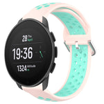 Cinturino sportivo in silicone traspirante perforato da 22 mm, For Suunto 9 Peak Pro