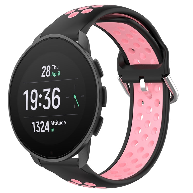 Cinturino sportivo in silicone traspirante perforato da 22 mm, For Suunto 9 Peak Pro