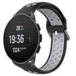 Cinturino sportivo in silicone traspirante perforato da 22 mm, For Suunto 9 Peak Pro