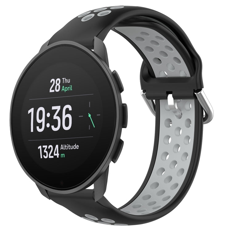 Cinturino sportivo in silicone traspirante perforato da 22 mm, For Suunto 9 Peak Pro
