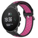 Cinturino sportivo in silicone traspirante perforato da 22 mm, For Suunto 9 Peak Pro