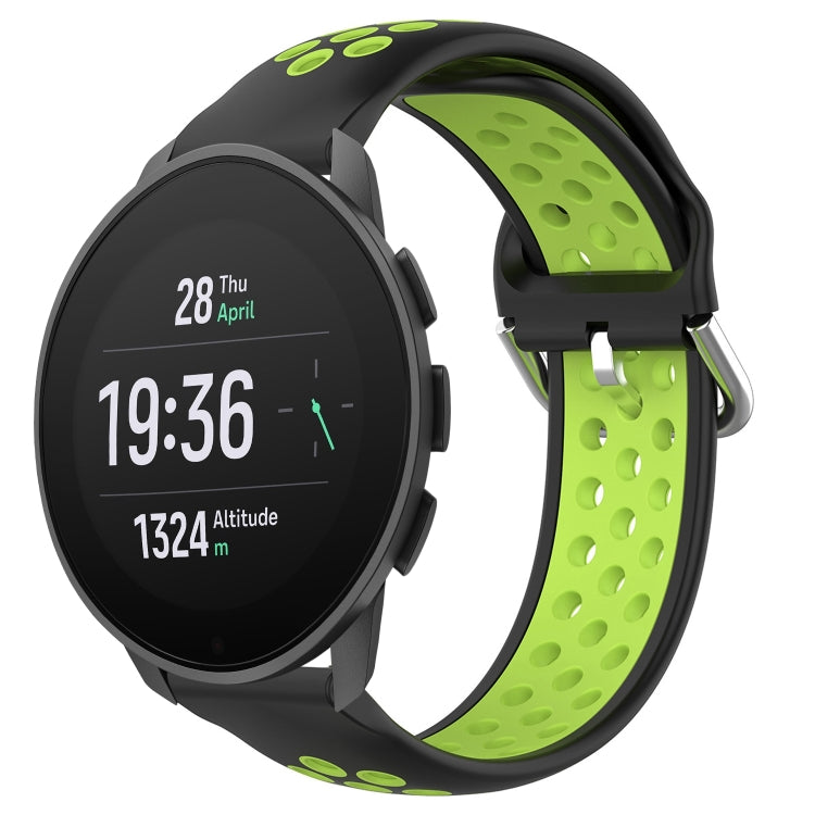 Cinturino sportivo in silicone traspirante perforato da 22 mm, For Suunto 9 Peak Pro