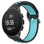 Cinturino sportivo in silicone traspirante perforato da 22 mm, For Suunto 9 Peak Pro