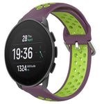 Cinturino sportivo in silicone traspirante perforato da 22 mm, For Suunto 9 Peak Pro